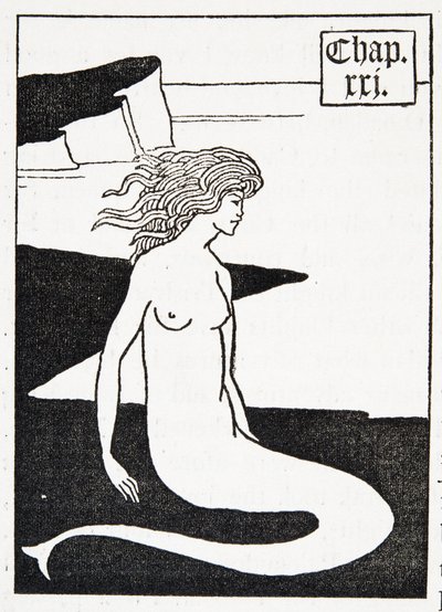 Merenneito. Luvun otsikko tekijältä Aubrey Beardsley