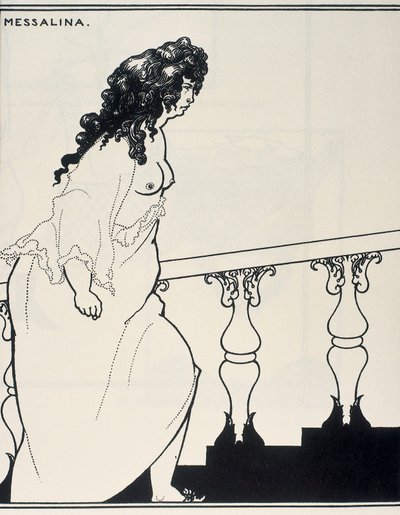 Messalina tulee kylvystä tekijältä Aubrey Beardsley