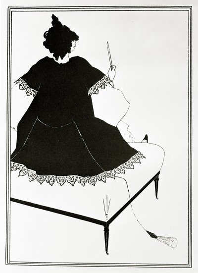 Salome Maitresse dorchestre eli nainen dildon kanssa, n.1894. tekijältä Aubrey Beardsley