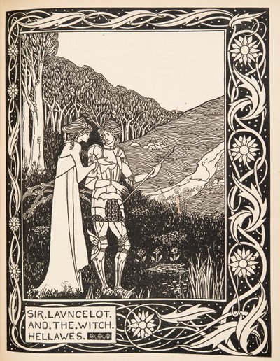 Sir Launcelot ja Hellawes-noita tekijältä Aubrey Beardsley