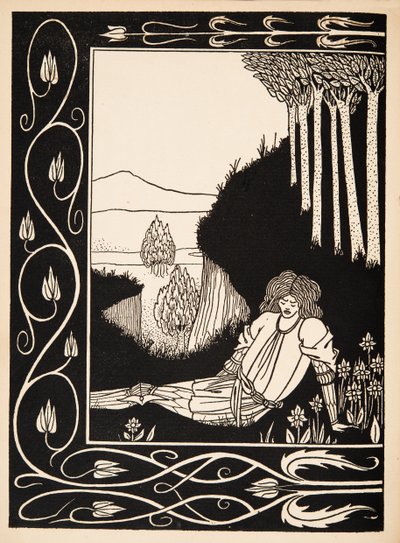 Sir Palomides Suuri suru ja murhe La Beale Isoudin puolesta tekijältä Aubrey Beardsley