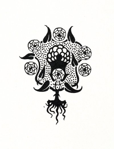 Pieni kuvio Salomen etukanteen, 1899 tekijältä Aubrey Beardsley