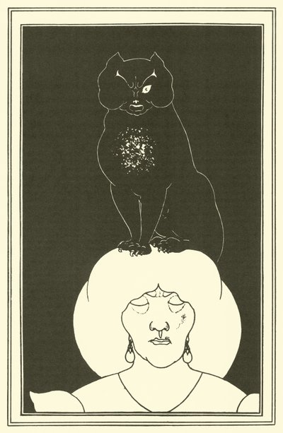 Musta kissa tekijältä Aubrey Beardsley