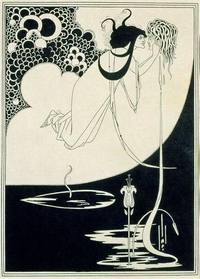 Huipentuma, kuvitus Oscar Wilden "Salomesta". tekijältä Aubrey Beardsley
