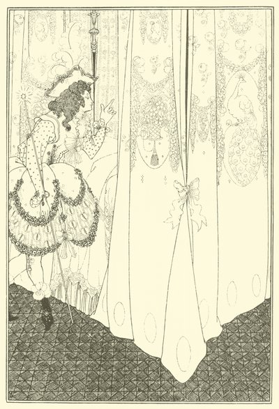 Unelma elokuvasta The Rape of the Lock tekijältä Aubrey Beardsley