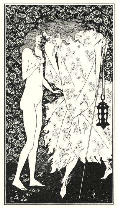 Salaperäinen ruusutarha tekijältä Aubrey Beardsley
