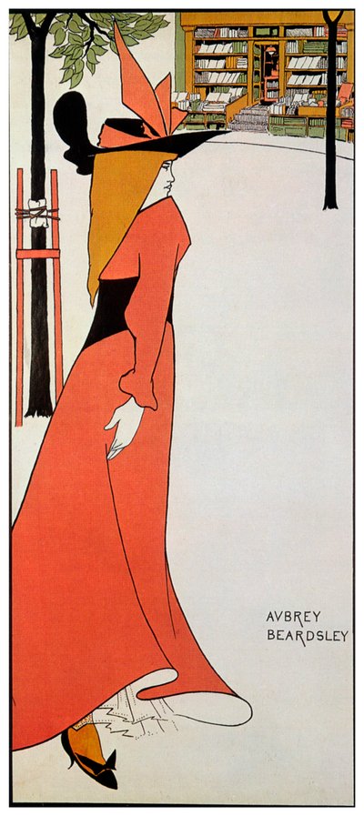 Pseudonyymi- ja Antonyymikirjastot, 1895 tekijältä Aubrey Beardsley