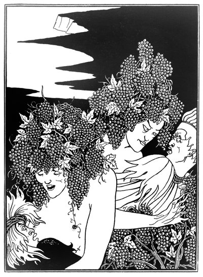 "The Snare of Vintage", 1894 tekijältä Aubrey Beardsley