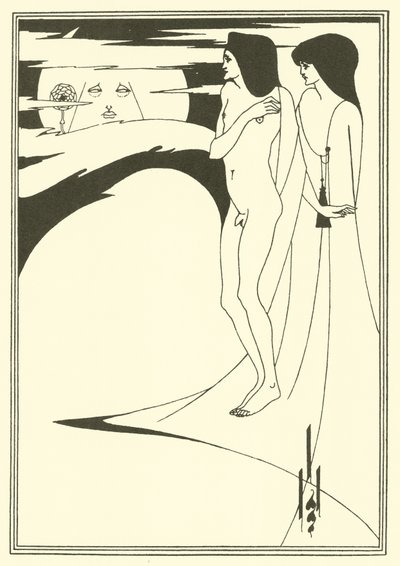 Nainen kuussa tekijältä Aubrey Beardsley