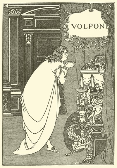 Volpone tekijältä Aubrey Beardsley