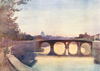 Rooma: Ponte Sisto (värilitro) tekijältä Aubrey Waterfield