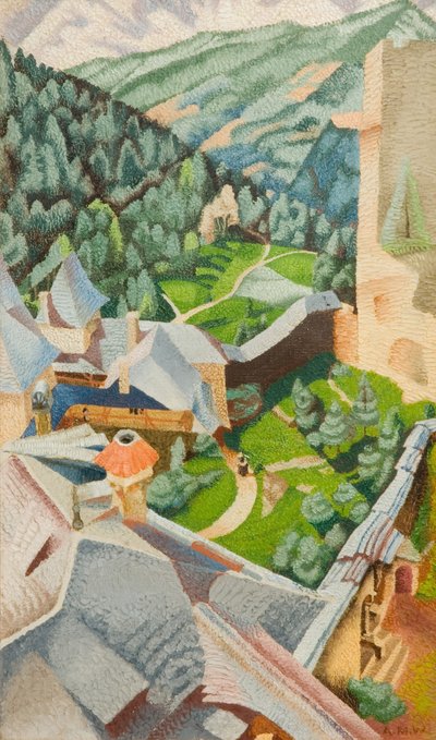 Burg, tummanvihreä, 1940. tekijältä Audrey Weber