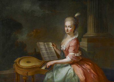 Liechtensteinin prinsessa Maria Antonia (1756-1821) tekijältä August Friedrich Oelenhainz