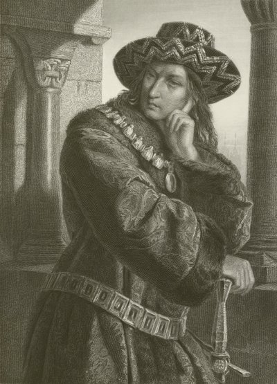 Karl VII (kaiverrus) tekijältä August Friedrich Pecht