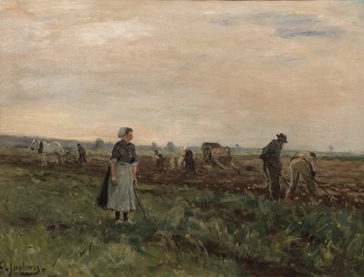 Kenttätyöntekijät (maalaus) tekijältä August Jernberg