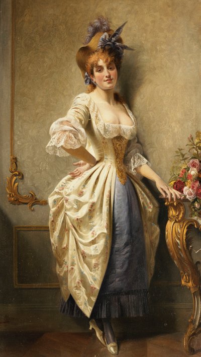 Nuori kaunotar, 1884 tekijältä August Knoop