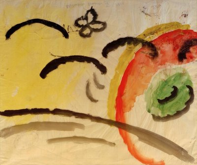 Abstraktes Muster IV, Entwurf für Stickerei tekijältä August Macke