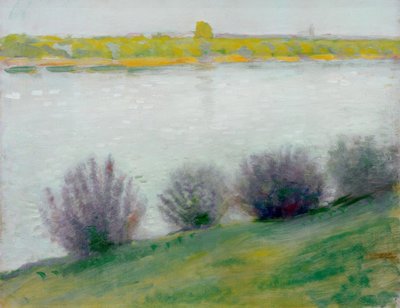 Am Rhein bei Hersel tekijältä August Macke