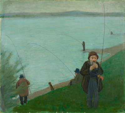 Onkija Reinillä tekijältä August Macke
