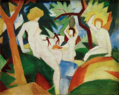 Uivia naisia tekijältä August Macke