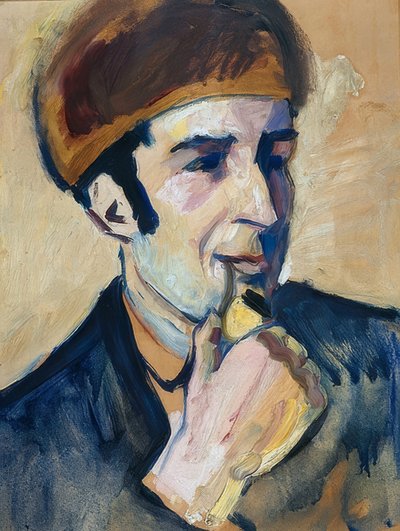 Franz Marcin muotokuva. 1910 tekijältä August Macke