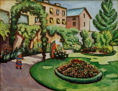 Der Macke’sche Garten Bonnissa tekijältä August Macke