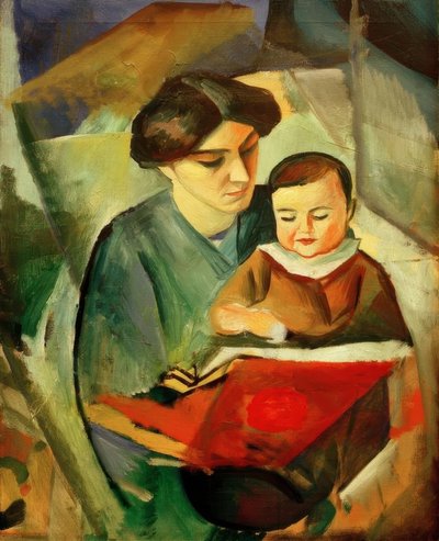 Elisabeth ja Walterchen tekijältä August Macke