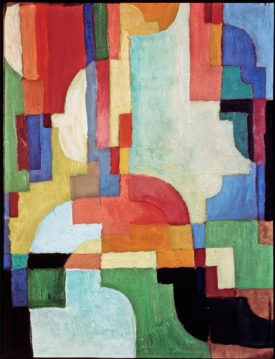 Farbige Formen I tekijältä August Macke