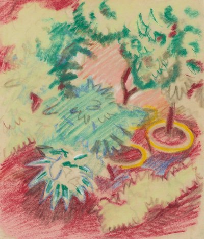 Kukkaruukut. tekijältä August Macke