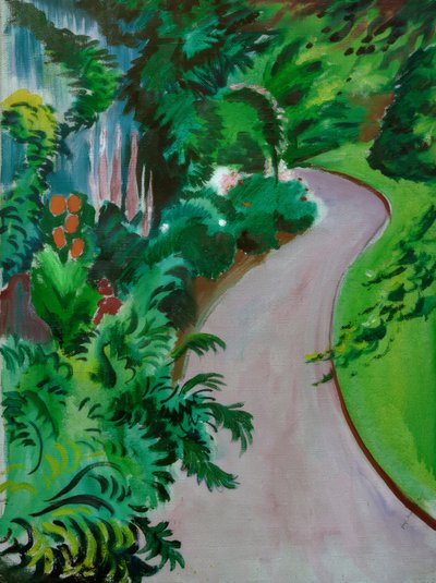 Gartenweg tekijältä August Macke