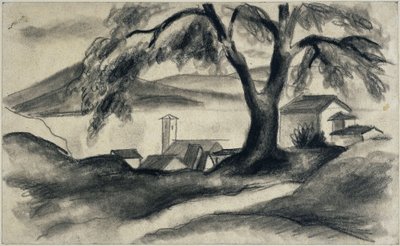 Hilterfingen Thunjärven rannalla tekijältä August Macke