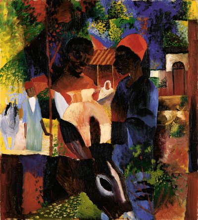 Markkinat Tunisissa tekijältä August Macke