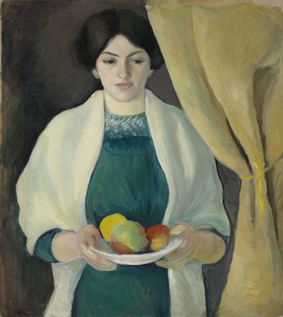 muotokuva omenoiden kanssa tekijältä August Macke