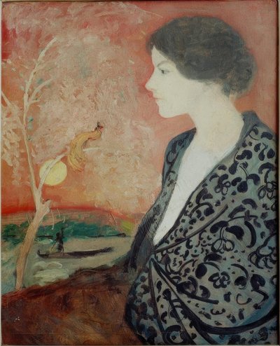 Muotokuvatutkimus Elisabeth Gerhardt tekijältä August Macke