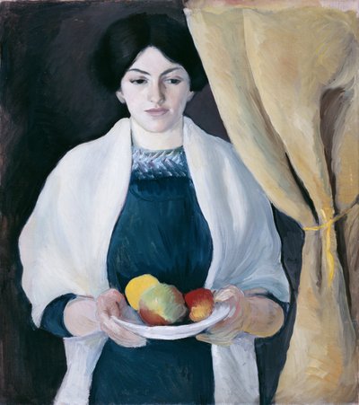 Muotokuva omenoiden kanssa tekijältä August Macke