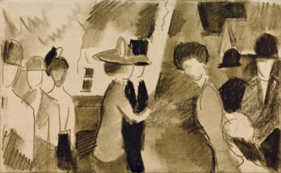 Promenade II tekijältä August Macke