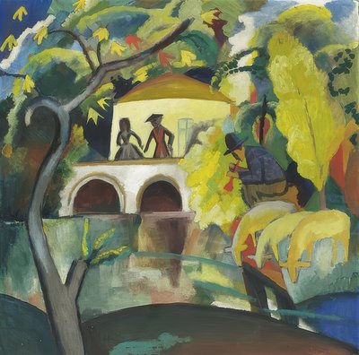 Rokokoo. 1912 tekijältä August Macke