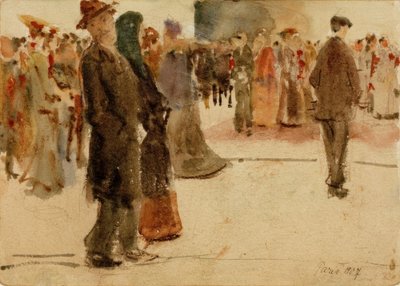 Katukuva Pariisista tekijältä August Macke