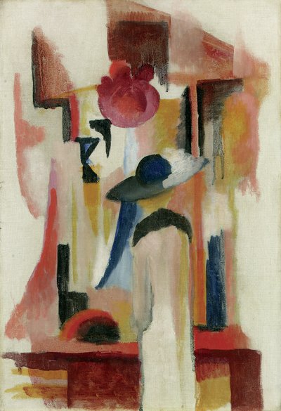 Tutkimus valoisasta näyteikkunasta, 1913 tekijältä August Macke