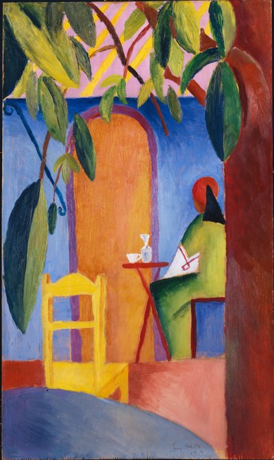 Turkkilainen kahvila tekijältä August Macke