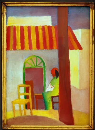 Turkisches Cafe I tekijältä August Macke
