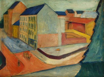 Katumme ratsastusareenalla, Bonn, 1913 tekijältä August Macke