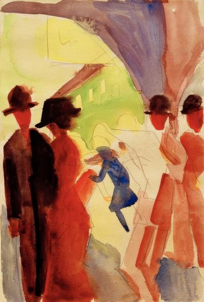 Unter den Lauben Thun I:ssä tekijältä August Macke