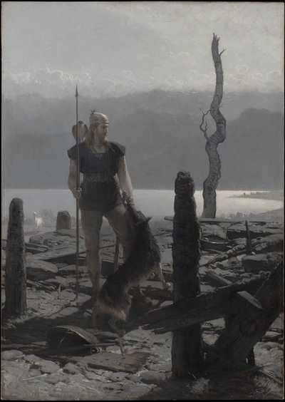 Frithiofin paluu (teoksesta Frithiofin saaga) tekijältä August Malmström