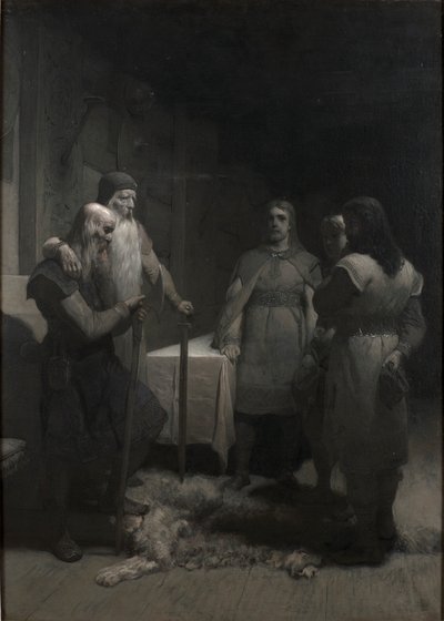 Frithiofin saaga: King Bele ja Thorsten Vikingsson, 1880-luku. tekijältä August Malmström