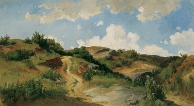 Unkarilainen maisema tekijältä August Schaeffer von Wienwald