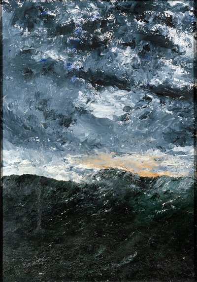 Maisema, merimaisema: Vågen VIII (Aalto VIII) tekijältä August Strindberg