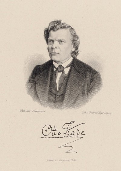 Säveltäjä Otto Kaden muotokuva 1819-1900. tekijältä August Weger