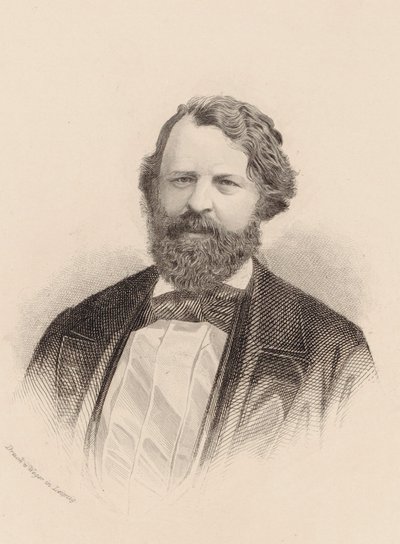 Muotokuva viulisti ja säveltäjä Joseph Joachim 1831-1907. tekijältä August Weger