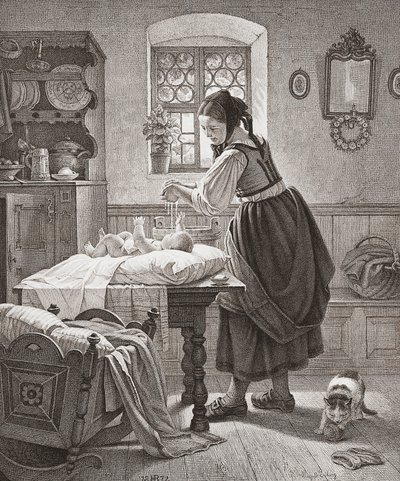 WC. 1800-luvun lastenhoito. tekijältä Augusta Ludwig